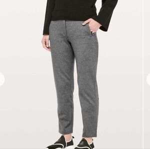 Lululmeon Dark Grey On The Move Pant Ponte Size 10